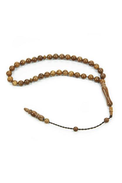 Kuka Wood Tasbih Prayer Beads – 33 Beads – Round Cut