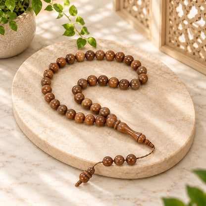 Kuka Tasbih – 33 Beads – 9 mm Round Cut - ihvan