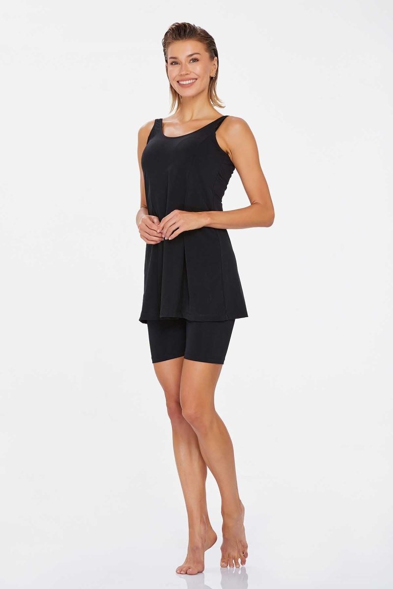Lapieno 3855 - 24 Black Kylo Semi - Closed Swimsuit - ihvan