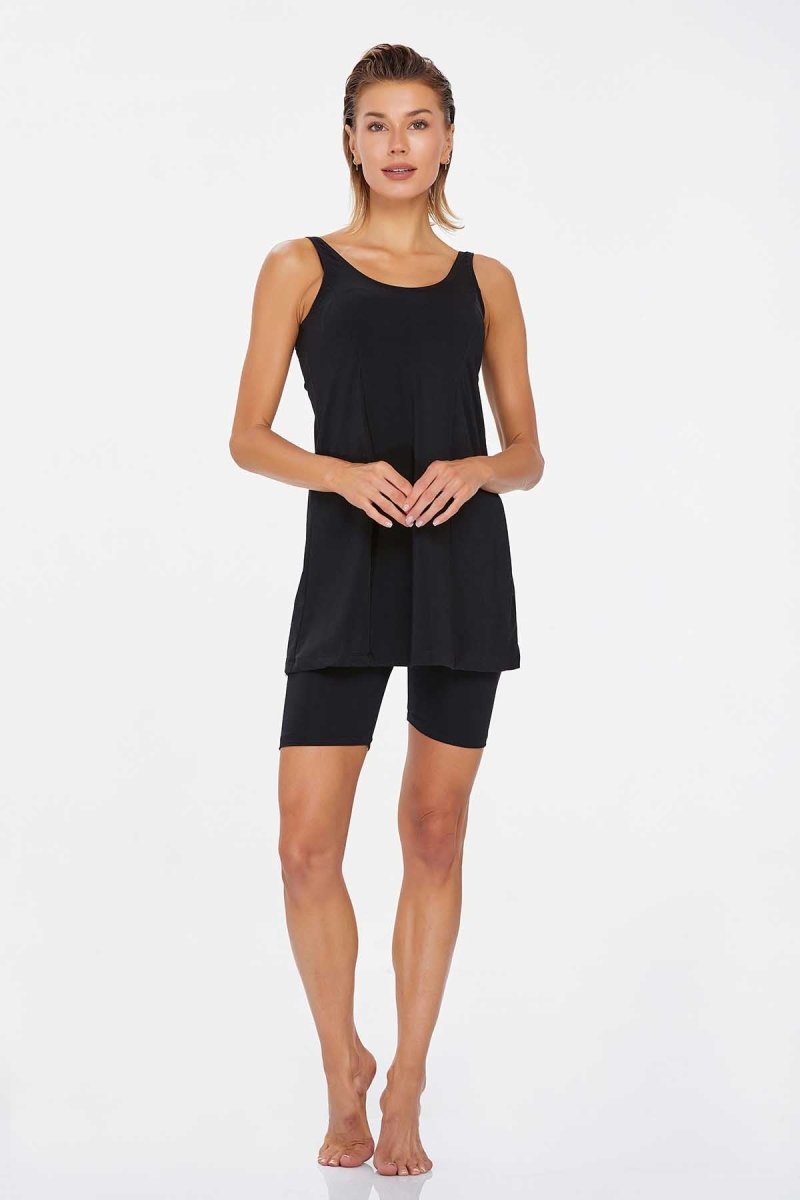 Lapieno 3855 - 24 Black Plus Size Kylo Semi - Closed Swimsuit - ihvan