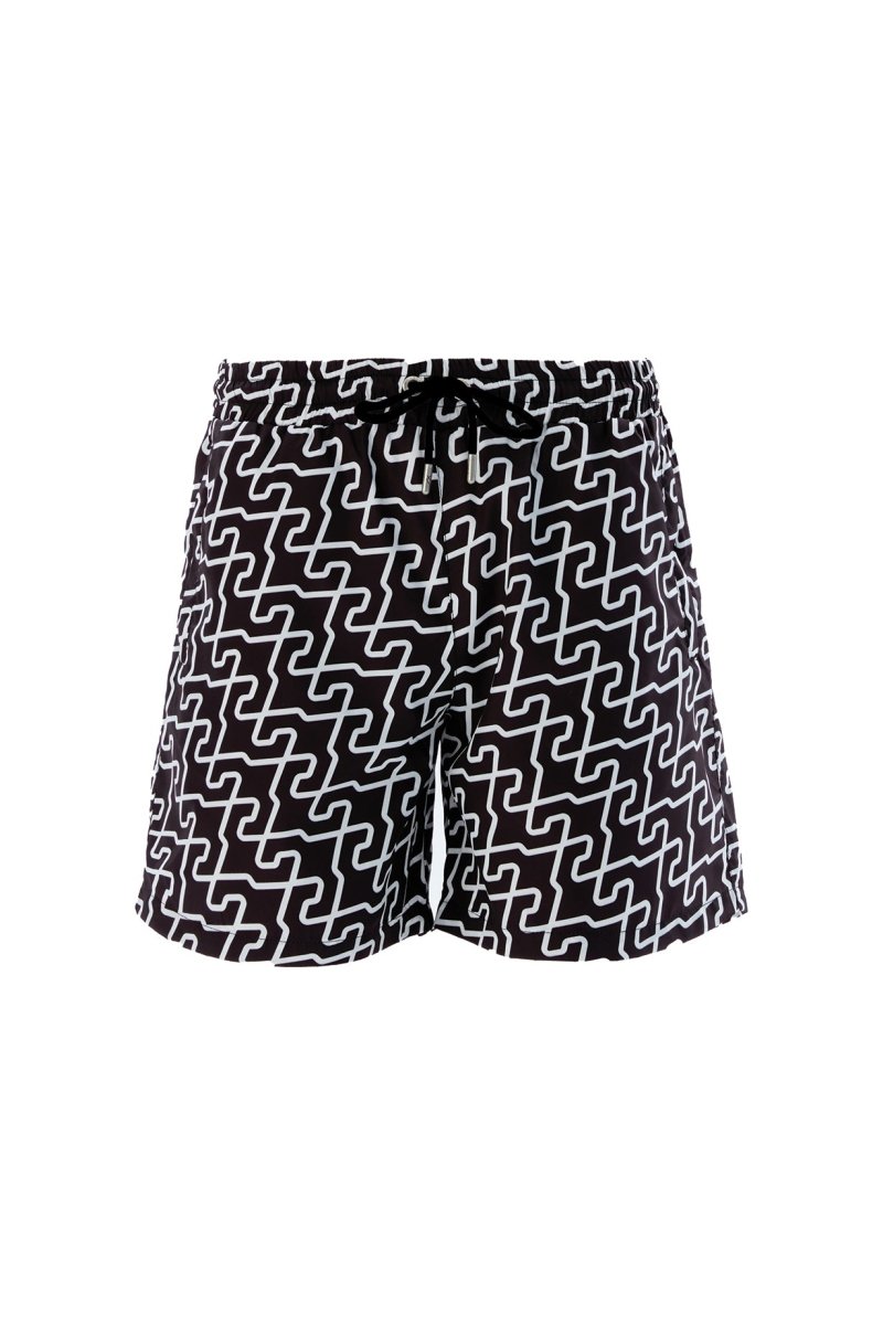 Lapieno Adoke S122-23 Black Women's Pool Shorts - ihvan