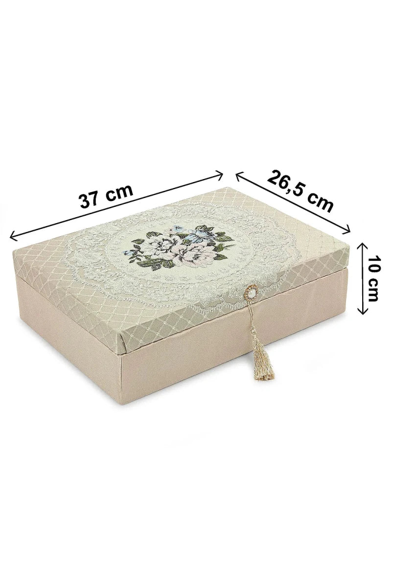 Luxury Islamic Wedding Gift Set with Quran, Prayer Mat, Tasbih, Dhikr Counter & Shawl - ihvan