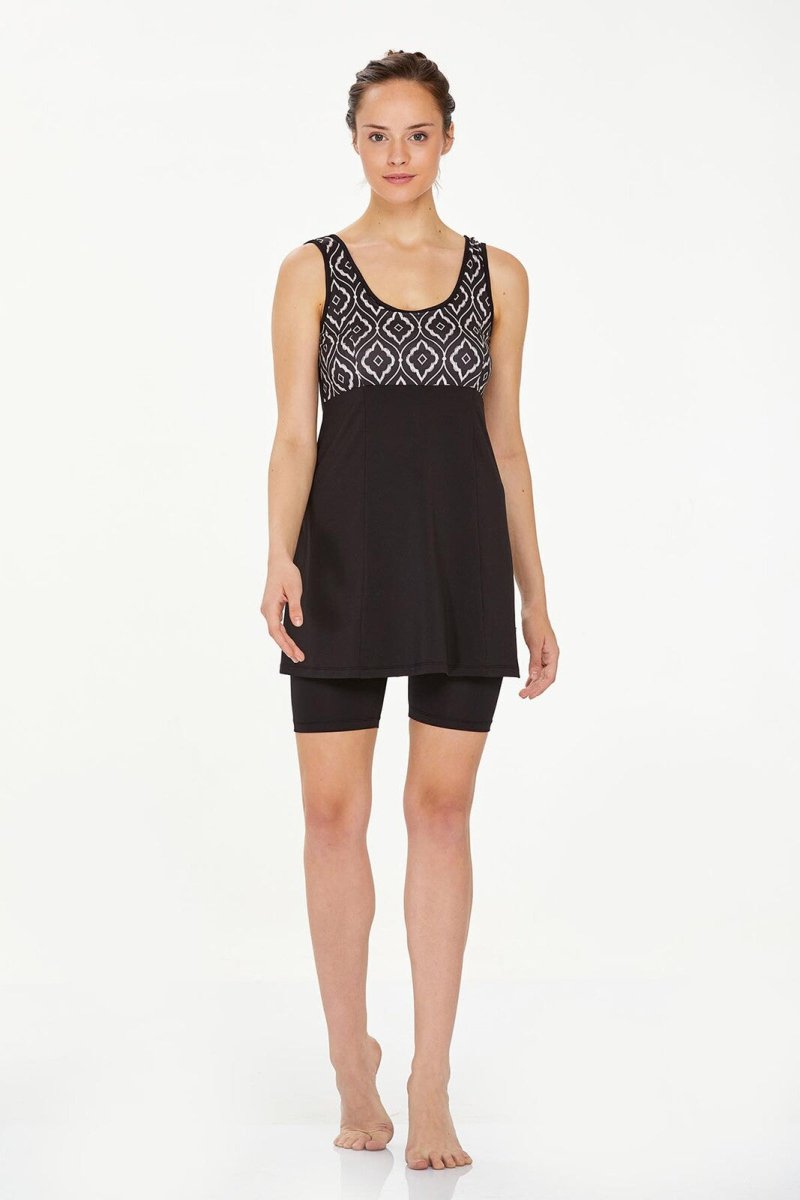 Maresiva 8314 - 24 Black Liv Semi - Closed Swimsuit - ihvan