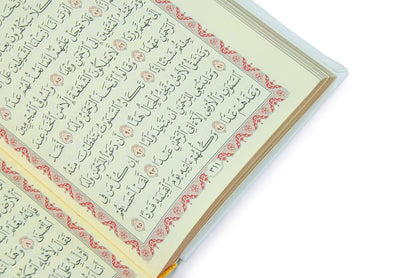 Medina Script Hafiz Size Quran – Thermo Leather Cover with Embossed Design - ihvan