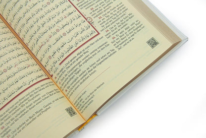 Medium Size Holy Quran with German Translation & Kufi Hat | Gilded Islamic Gift Set for Prayer & Reflection - ihvan
