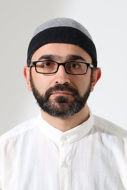 Men’s Muslim Kufi Hat – Two - Tone Felt Wool Dervish Cap - ihvan