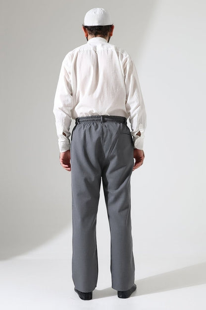 Men's Winter Comfortable Fit Elastic Waist Pocketed Modern Fabric Harem Pants - Grey (IHVN) - ihvan