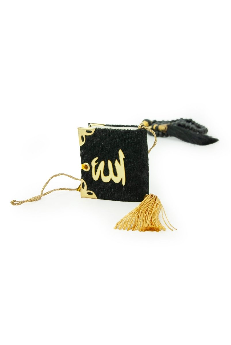 Mini Velvet Quran and Pearl Tasbeeh Gift Set – Elegant Mevlut Favor - ihvan