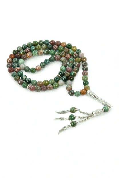 Natural Onyx Stone Tasbih – 99 Beads – Round Cut - ihvan