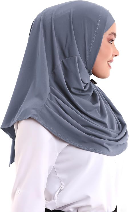 One - Piece Ready - to - Wear Hijab with Inner Bonnet | Full Coverage Islamic Headscarf for Women - ihvan