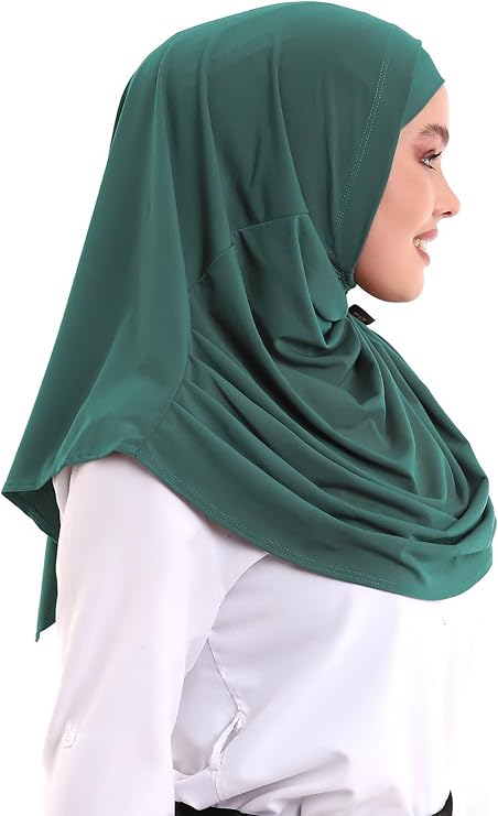 One - Piece Ready - to - Wear Hijab with Inner Bonnet | Full Coverage Islamic Headscarf for Women - ihvan