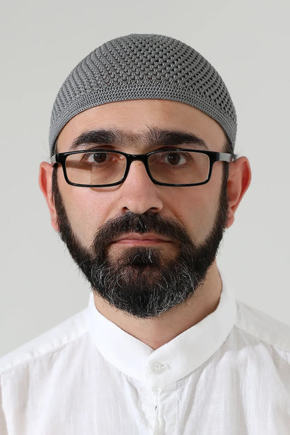 Stretch Knitted Prayer Kufi Cap – Lightweight Classic Muslim Cap