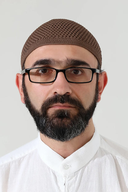 Stretch Knitted Prayer Kufi Cap – Lightweight Classic Muslim Cap