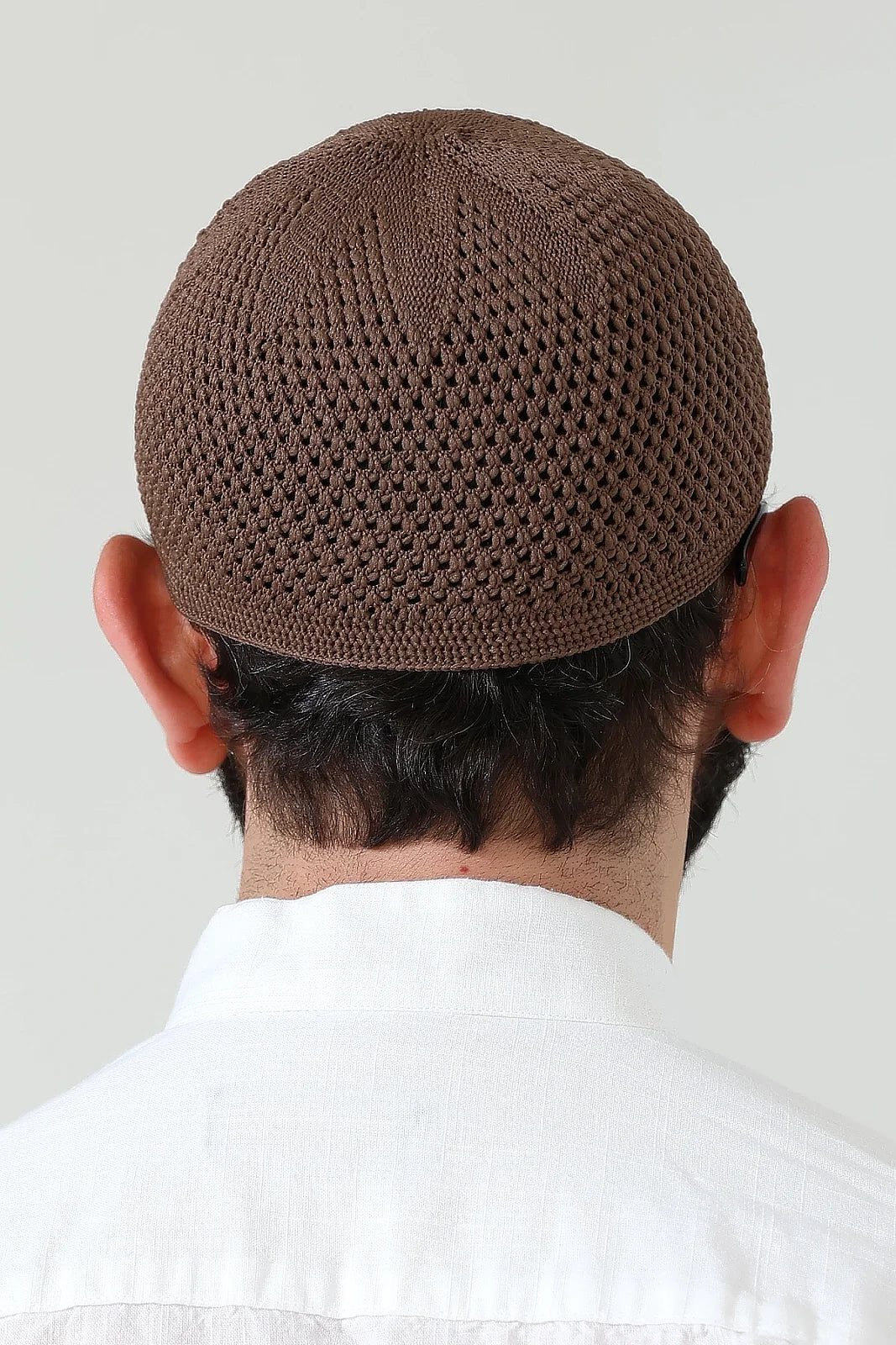 Stretch Knitted Prayer Kufi Cap – Lightweight Classic Muslim Cap
