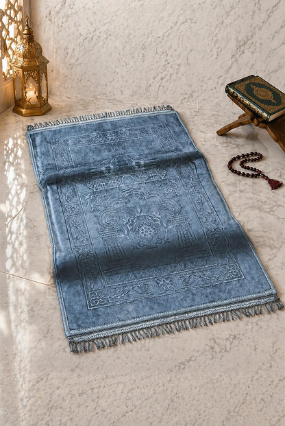 Orthopedic Padded Prayer Mat with Non-Slip Base – Soft Comfortable Sajdah Mat