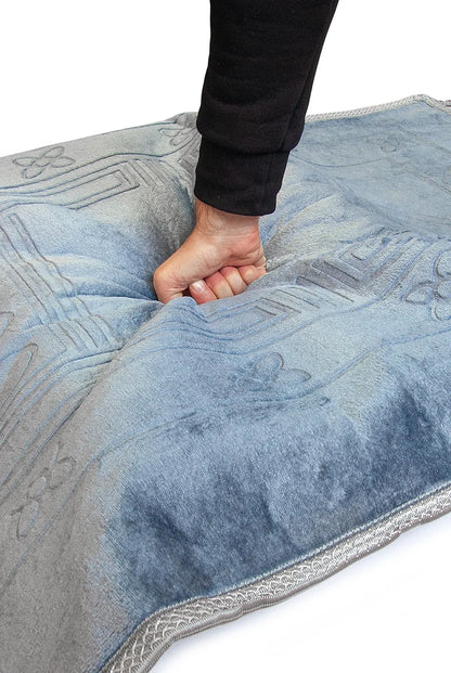 Orthopedic Padded Prayer Mat with Non-Slip Base – Soft Comfortable Sajdah Mat