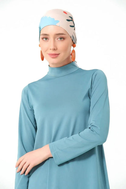 Persian Green Ocean Full Coverage Hijab Swimsuit 23667 - 25 - ihvan
