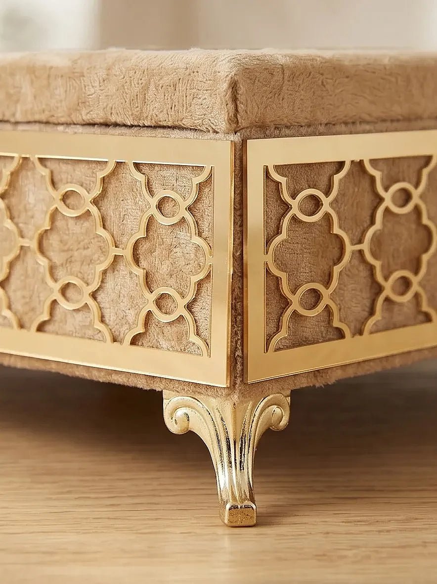 Personalised Velvet Quran Gift Set with Decorative Storage Chest - ihvan
