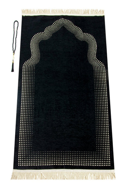 Personalized Prayer Rug with Mihrab Design Prayer Carpet Customizable Mat - ihvan