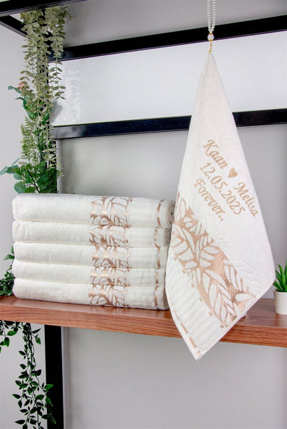 Personalized Turkish Bath Cotton Towel, Wedding gift, Embroidered Towel, Bridal Shower Gift - ihvan