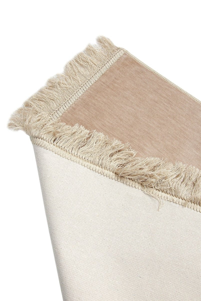 Plain Velvet Prayer Rug – Soft Minimalist Sajadah - ihvan