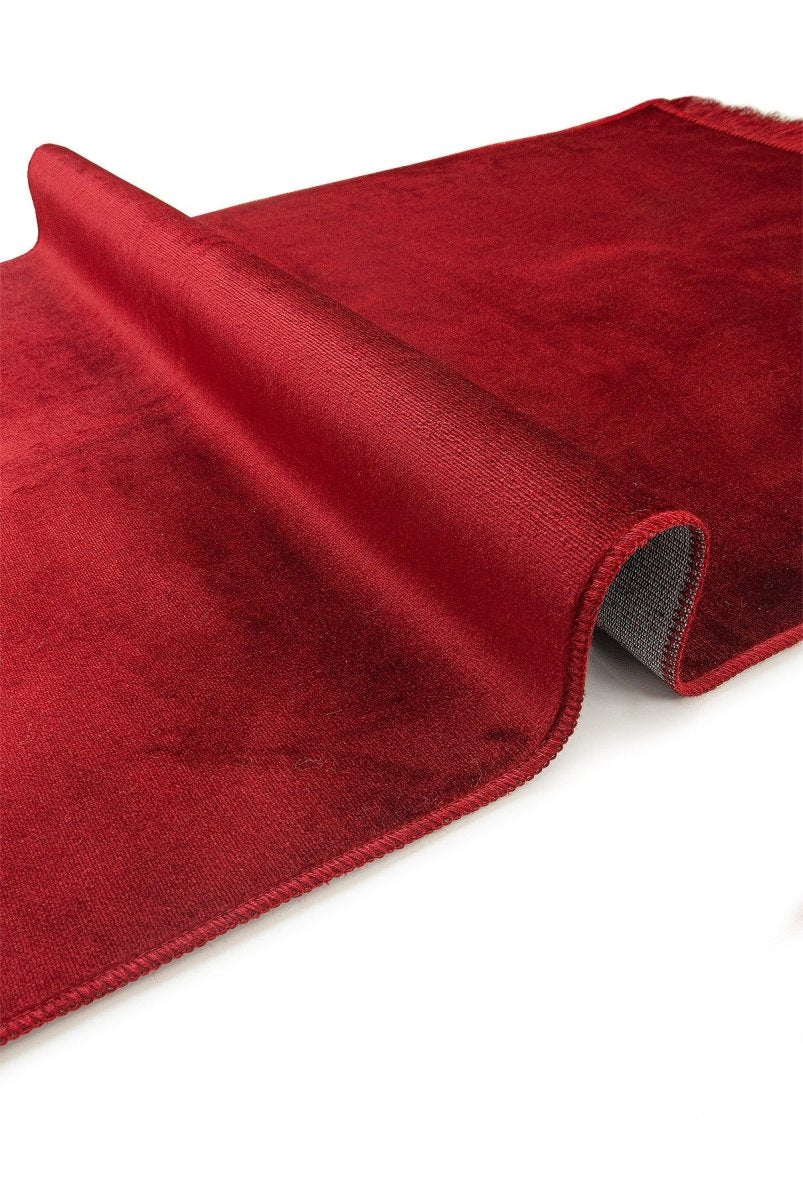 Plain Velvet Prayer Rug – Soft Minimalist Sajadah - ihvan