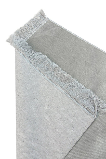 Plain Velvet Prayer Rug – Soft Minimalist Sajadah - ihvan