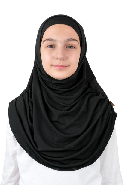 Practical Easy - To - Wear Bonnet Scarf for Kids Pink - ihvan