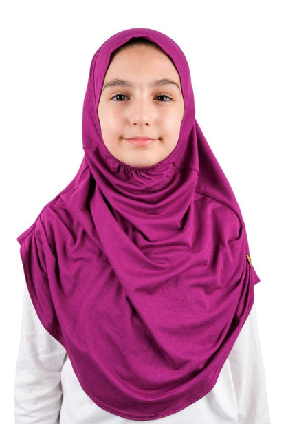 Practical Easy - To - Wear Scarf for Kids Black - ihvan