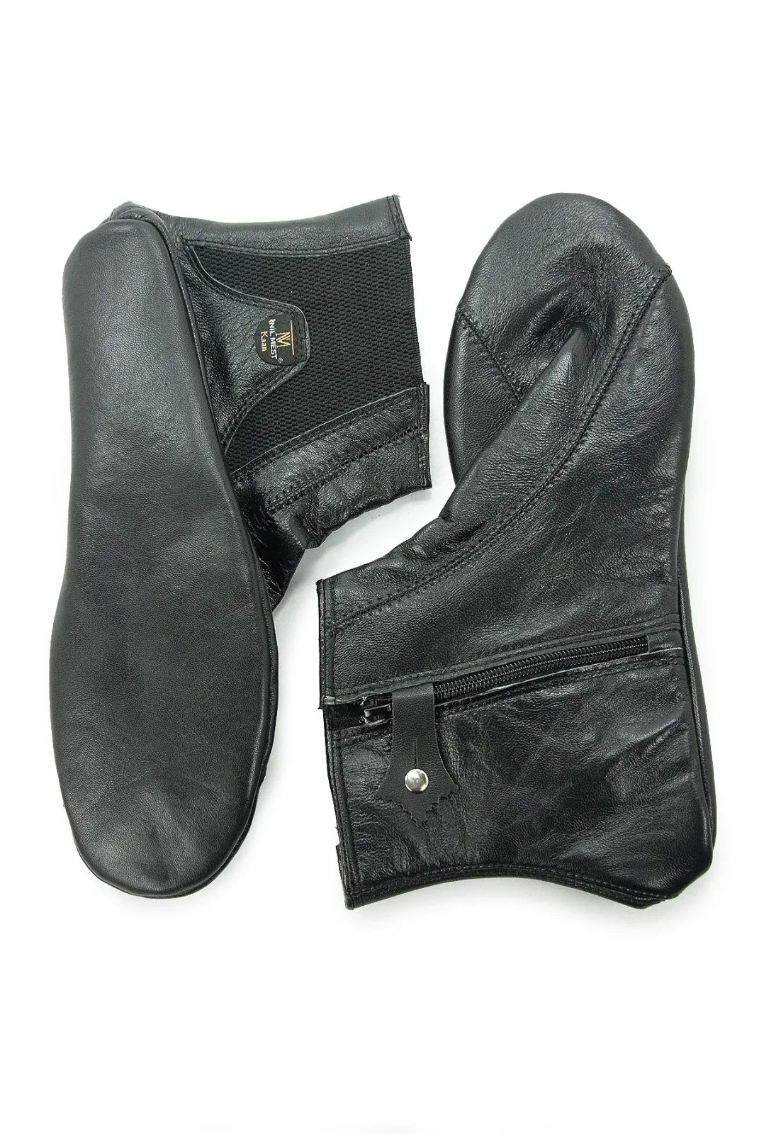 Zippered Leather Khuff Socks – Breathable Waterproof Prayer Socks