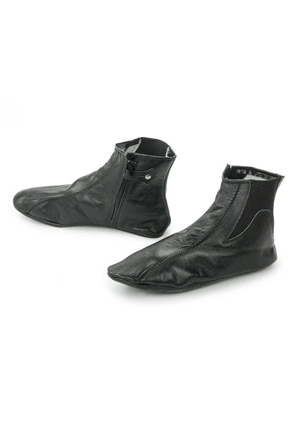 Zippered Leather Khuff Socks – Breathable Waterproof Prayer Socks