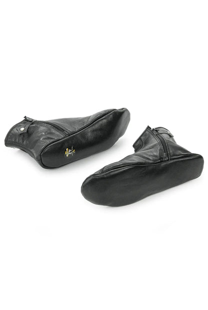 Zippered Leather Khuff Socks – Breathable Waterproof Prayer Socks