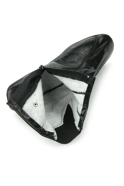 Zippered Leather Khuff Socks – Breathable Waterproof Prayer Socks