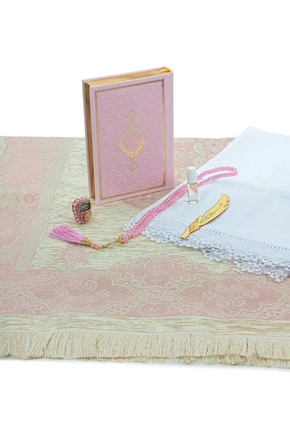 Luxury Islamic Wedding Gift Set with Quran, Prayer Mat, Tasbih & Bridal Chest