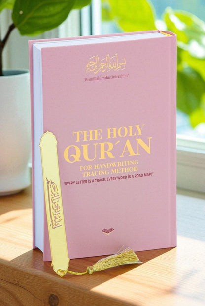 Shadowed Tracing Holy Qur’an Gift Set | Arabic Mushaf with Erasable Pen & Bookmark | Islamic Gift for Hafiz, Reverts & Ramadan - ihvan