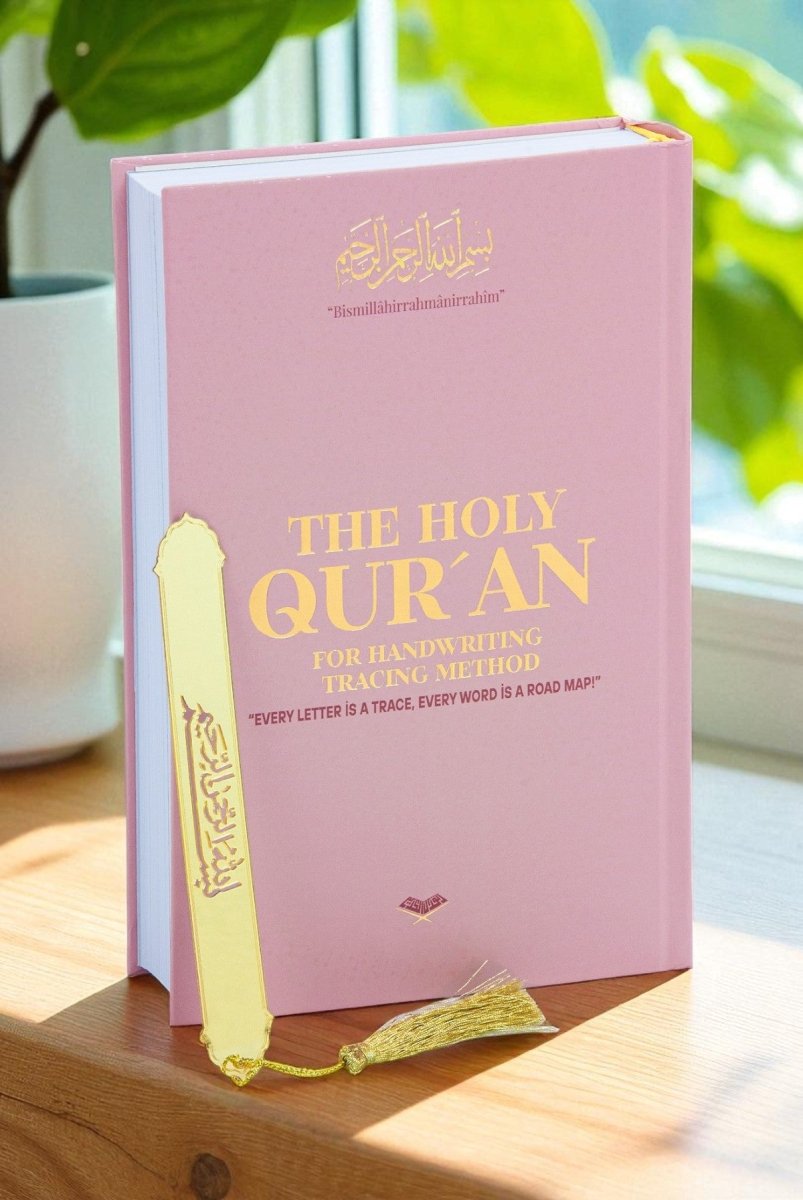 Shadowed Tracing Holy Qur’an Gift Set | Arabic Mushaf with Erasable Pen & Bookmark | Islamic Gift for Hafiz, Reverts & Ramadan - ihvan
