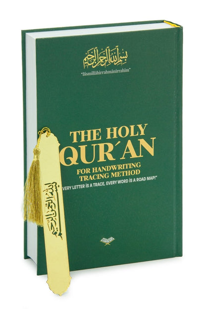 Shadowed Tracing Holy Qur’an Gift Set | Arabic Mushaf with Erasable Pen & Bookmark | Islamic Gift for Hafiz, Reverts & Ramadan - ihvan