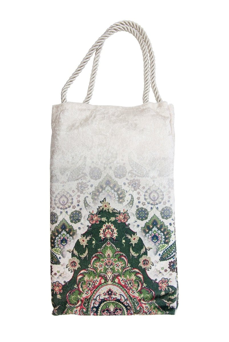 Silk - Touch Velvet Prayer Rug with Rumi Motif – Portable and Practical with Carrying Bag - ihvan