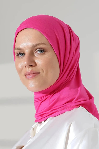 Women’s Long Viscose Hijab Scarf – Stretchy All-Season Modest Headscarf - ihvan