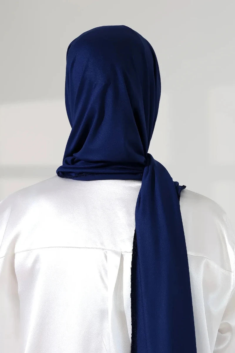 Women’s Long Viscose Hijab Scarf – Stretchy All-Season Modest Headscarf - ihvan