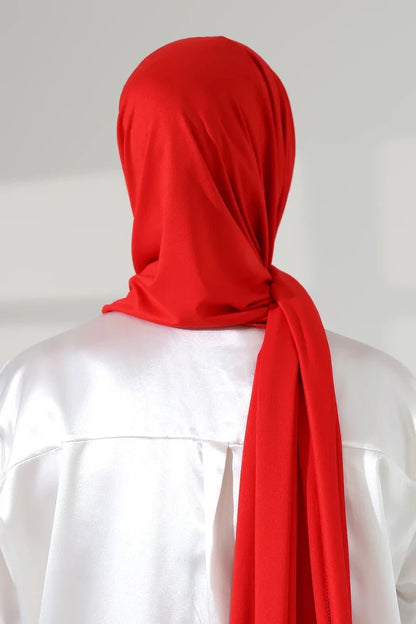 Women’s Long Viscose Hijab Scarf – Stretchy All-Season Modest Headscarf - ihvan