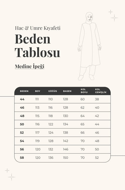 Women's Medina Silk Hajj and Umrah Hijab Two-Piece Set - Black - ihvan