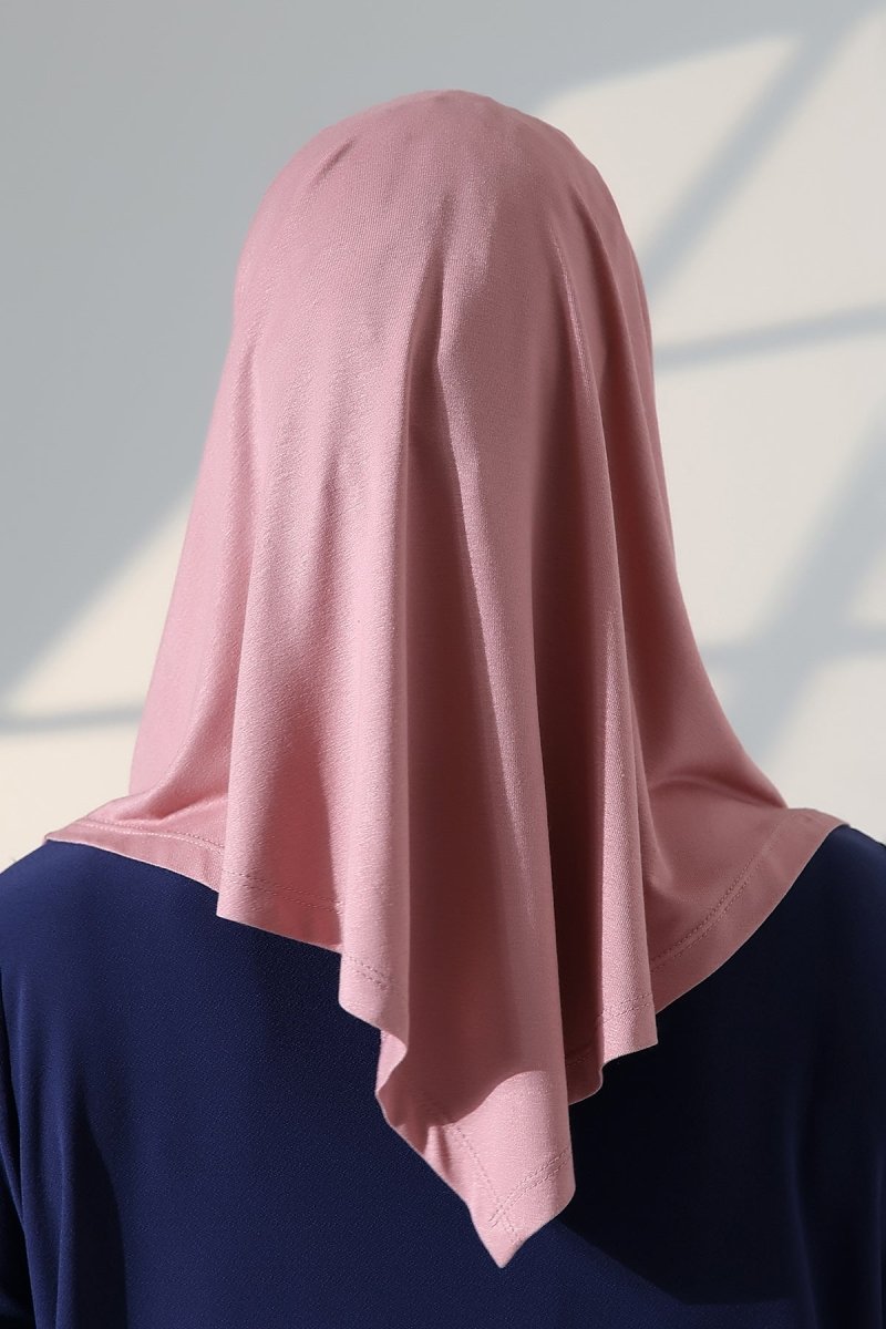 Women’s Ready - to - Wear Instant Hijab with Matching Bonnet – Soft Breathable Modal One - Piece Headscarf, Full Coverage Stretch Hijab for Daily Wear - ihvan